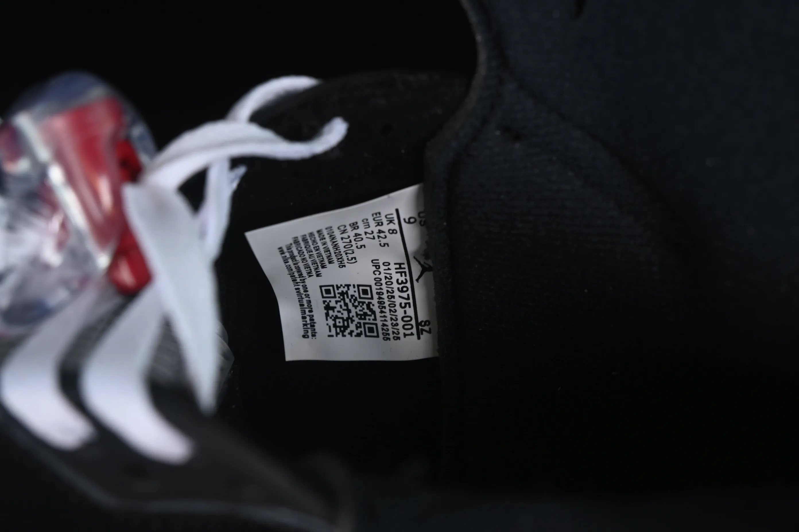 All categories Air Jordan Jordan series basketball shoes Air Jordan 5 Air Jordan 5 Black "Metallic Reimagined" AJ5 Joe 5 black silver HF3975-001